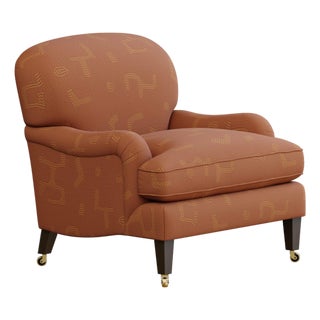 Tobacco Sofia Lounge Chair by Ceraudo For Sale