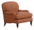Tobacco Sofia Lounge Chair by Ceraudo For Sale