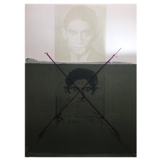 Roser Bru, Kafka, 1979, Lithograph For Sale