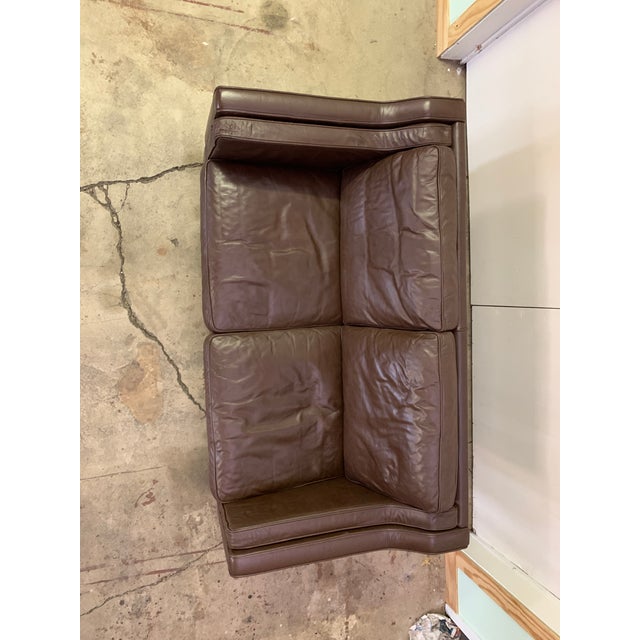 Brown 1960s 2-Seat Sofa Attributed to Børge Mogensen for Fredericia For Sale - Image 8 of 12