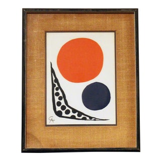"Composition" Original Color Lithograph by Alexander Calder For Sale