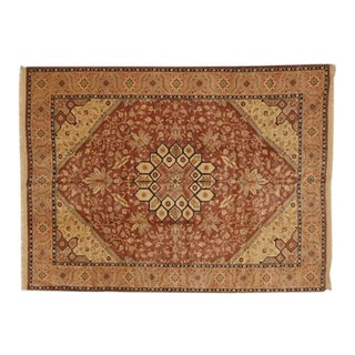 1980s Vintage Oushak Rug For Sale