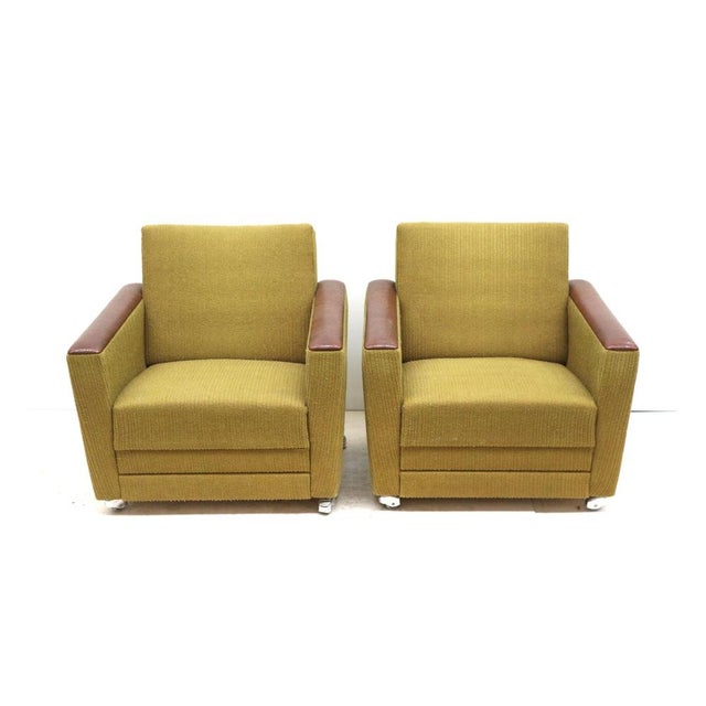 Vintage Green Armchair, 1970s For Sale - Image 10 of 10