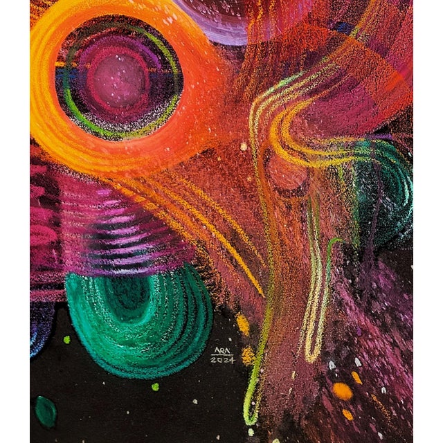 Materials Oil, oil pastel and acrylic on canvas Size 50 × 45 × 1 in | 127 × 114.3 × 2.5 cm Rarity Unique Medium Painting...