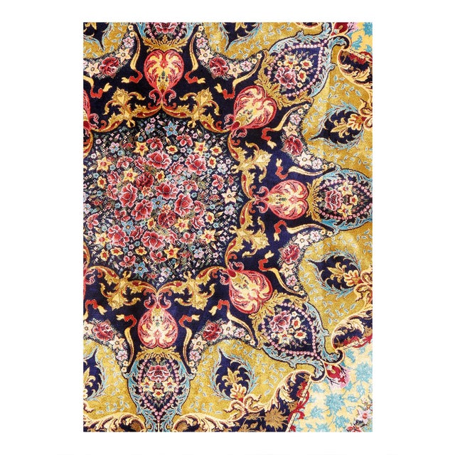 Traditional Pasargad DC Exquisite Design Paris Palace Fine Power Loom v. Silk Rug For Sale - Image 3 of 4