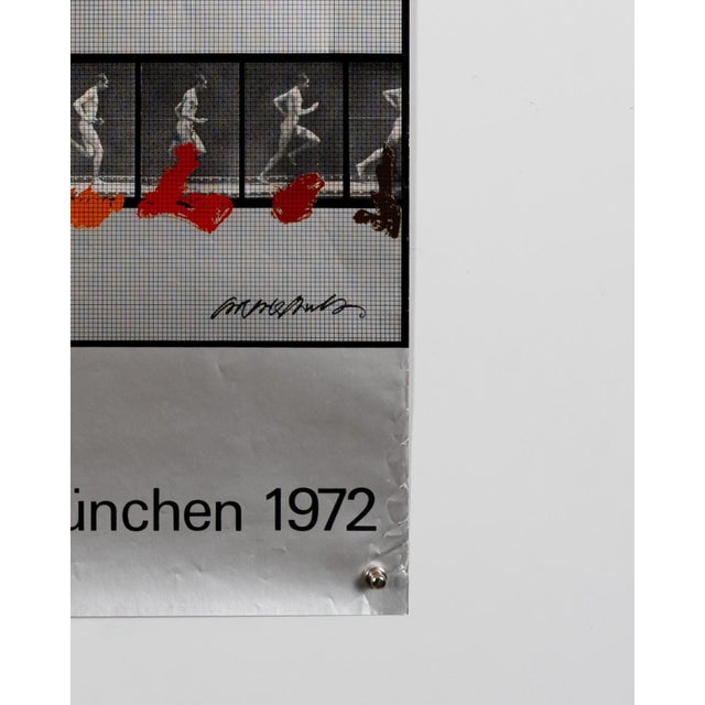 Silver Munich 1972 Olympic Games Olympic Poster by Shusaku Arakawa For Sale - Image 8 of 9
