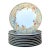 Vintage “Les Jardin De Versace” for Rosenthal Dinner Plates Z- Set of 10 For Sale