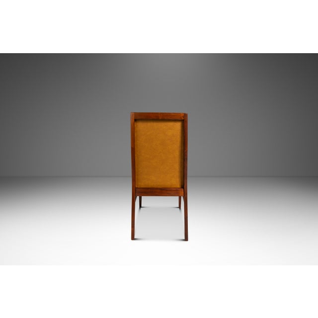 Mid-Century Modern Restored Mid-Century Modern High-Back Desk / Side/ Dining Chair in Walnut by Milo Baughman for Dillingham, Usa, C. 1960s For Sale - Image 3 of 18