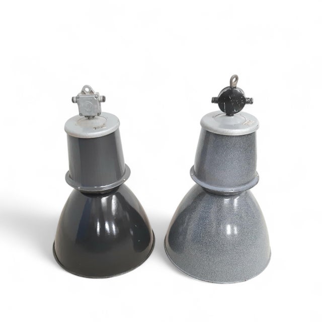 In very good original condition with varying shades of dark and light grey. Perfect for large spaces with high ceilings....