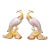 Vintage MCM Hand Painted, Portuguese Pereiras Birds Pheasants Figurine-Set of 2 For Sale