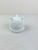 1950s L.E. Smith Daisy and Button Milk Glass Mini Kettle Cauldron For Sale - Image 4 of 7