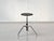 Industrial Brown Height-Adjustable Stool, 1970s For Sale - Image 13 of 13