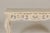 Rococo Style Painted Console Table with Carved Apron and Distressed Finish For Sale In New York - Image 6 of 12