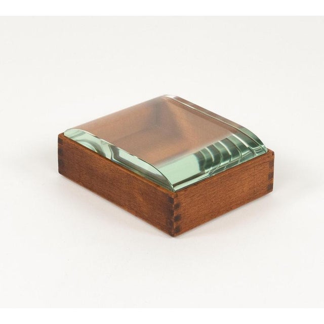 Mid-Century Box in Wood and Glass by Pietro Chiesa, Italy, 1950s For Sale - Image 9 of 16