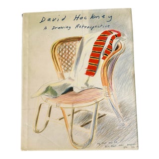 David Hockney: A Drawing Retrospective Book, 1st. Edition, Out of Print For Sale