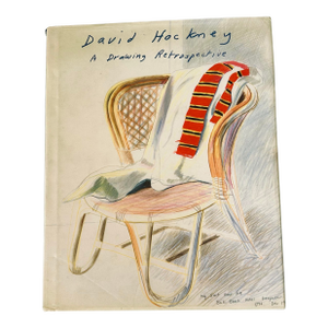 David Hockney: A Drawing Retrospective Book, 1st. Edition, Out of Print