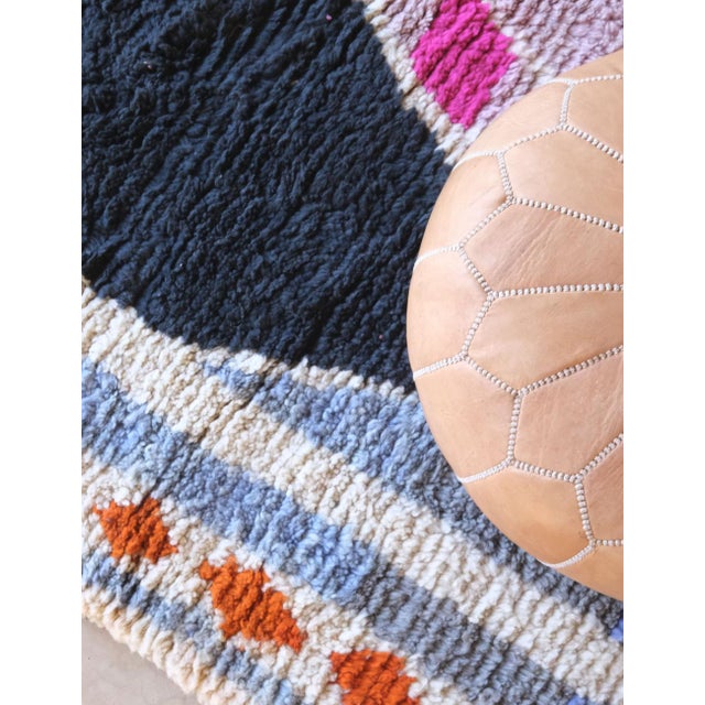 Moroccan Colorful Boujad Wool Rug - 9.6 X 7.4 Ft For Sale In Cleveland - Image 6 of 8
