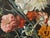 Black Paul Robert Bazé, Dahlias and Camellias, 1970s, Oil on Board, Framed For Sale - Image 8 of 18