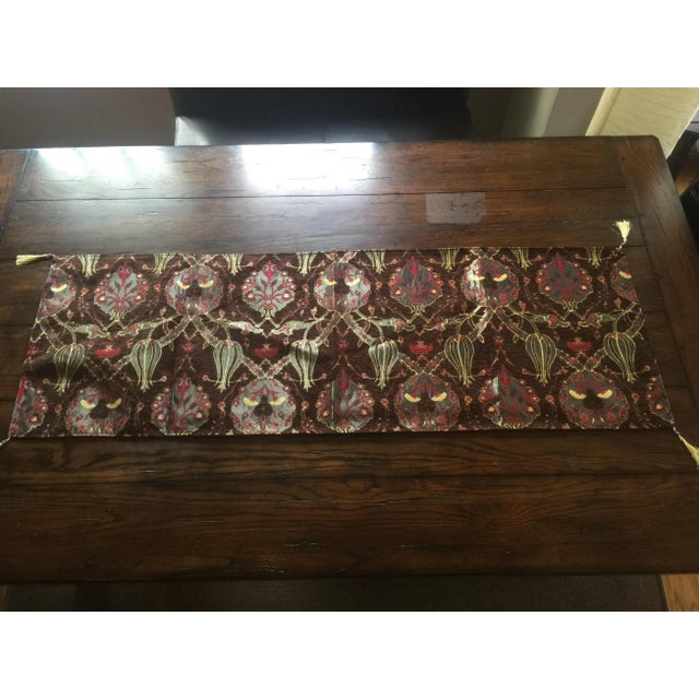 Boho Chic Authentic Turkish Motif 54"x 18.5"Table Runner For Sale - Image 3 of 6