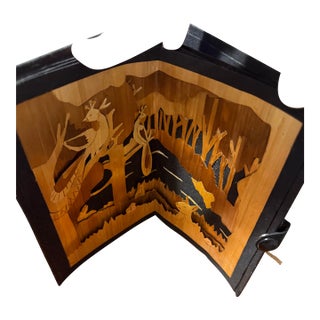 Celestial Meets the Sea Straw Marquetry Art For Sale