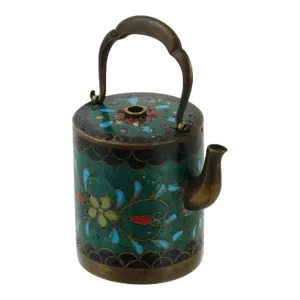 Antique Japanese Meiji Cloisonne Enamel Water Dropper