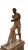 Gold Italian Artist, Large Sculpture of a Greek Athlete, 20th Century, Marble For Sale - Image 8 of 10