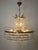 Metal Vintage Crystal and Brass Cascading Chandelier, 1960s For Sale - Image 7 of 7