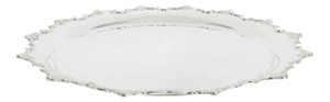 English Sheffield Plated Circular Barware Tray