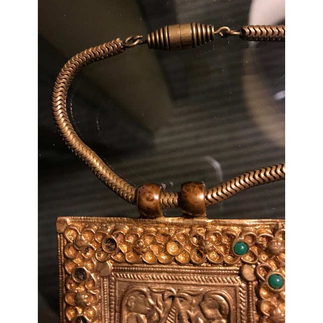 Early Gilt Bronze Necklace by Line Vautrin For Sale In Atlanta - Image 6 of 11