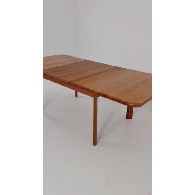 Mid Century Big solid teak Dining Table By Glostrup, 1960s The table is in good condition. Made of Solid teak wood Made in...