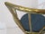 Brass Italian Brass Chiavari Styled Arm Chair For Sale - Image 8 of 12