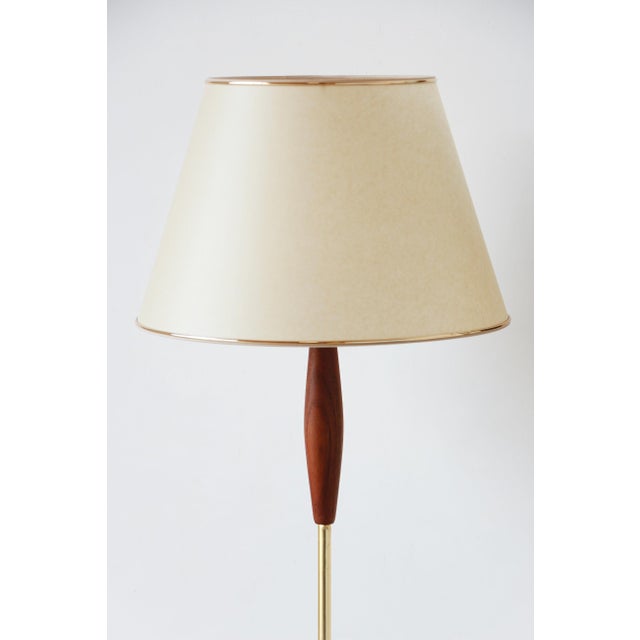 Wood Vintage Teak Floor Lamp, 1960s For Sale - Image 7 of 11