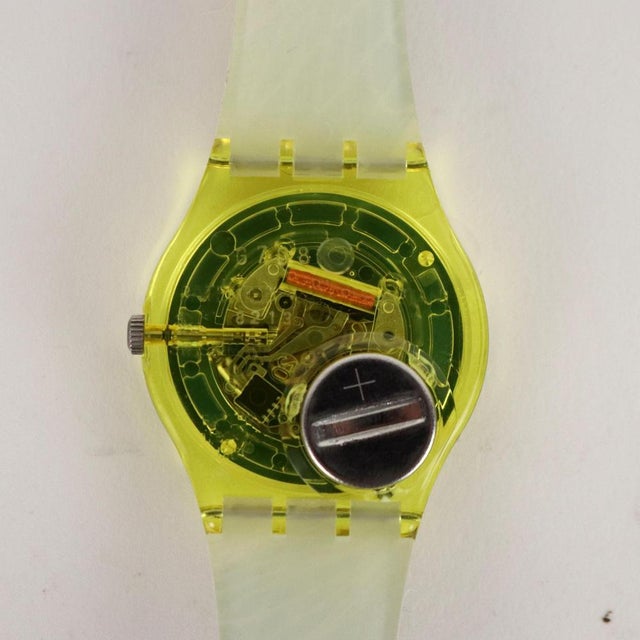 Plastic Vintage The Club Wristory Surprise Watch from Swatch, Switzerland For Sale - Image 7 of 9