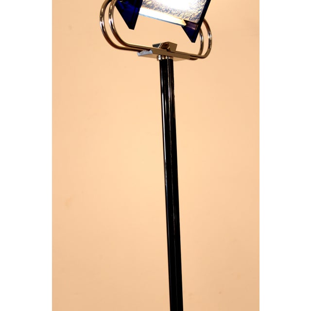 Black Vintage Triana Floor Lamp by Perry King & Santiago Miranda for Arteluce, 1985 For Sale - Image 8 of 17