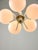 Mid-Century Modern Mid-Century Modern Italian Brass and Opaline Chandelier For Sale - Image 3 of 18
