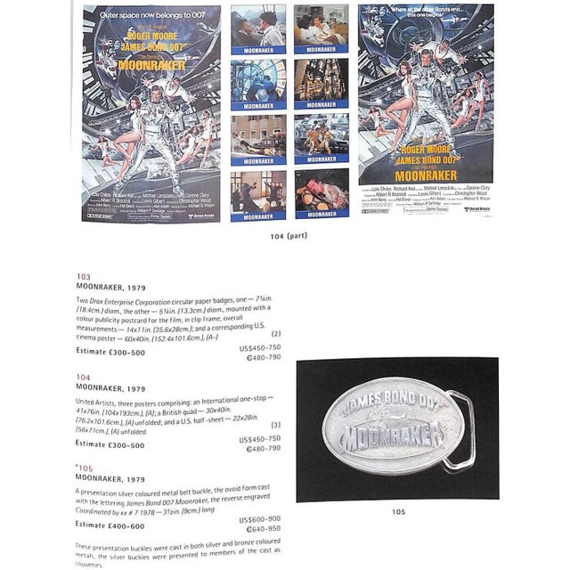 James Bond - 14 February 2001 Christie's South Kensington For Sale - Image 10 of 18