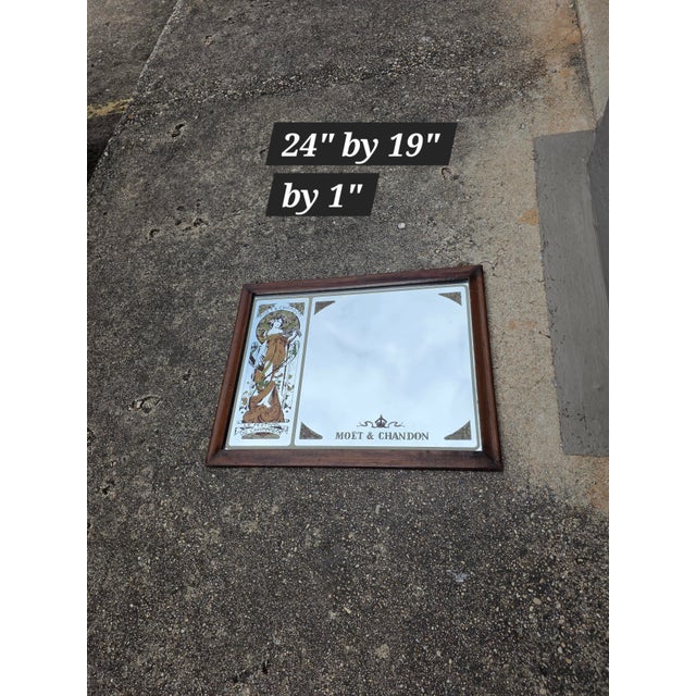 Moet Chandon Champagne Mirror For Sale - Image 4 of 8