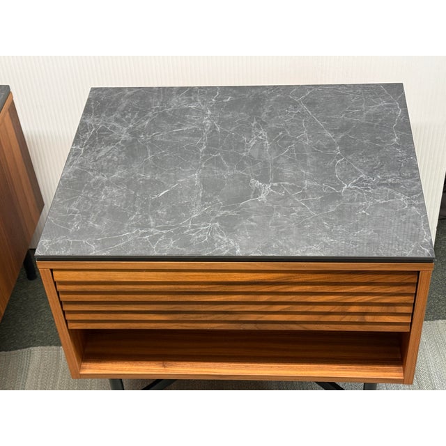 2010s Room & Board Adrian Nightstands, Pair For Sale - Image 5 of 12