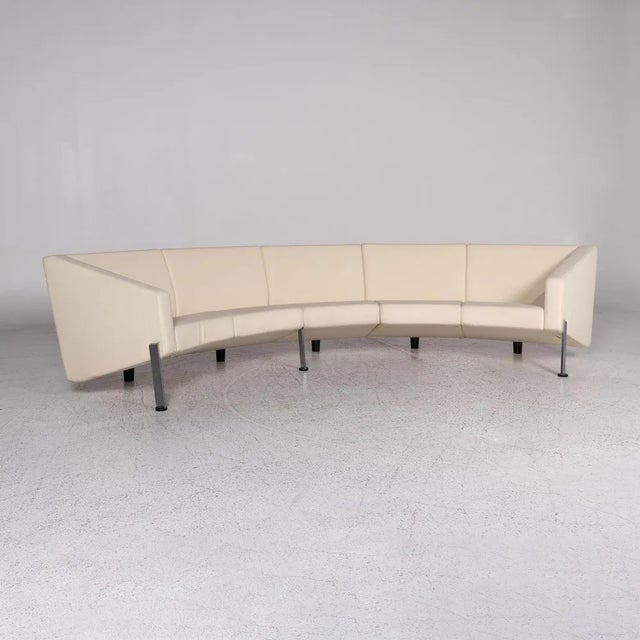 We present to you Fritz Hansen Decision Fabric Cream Corner Sofa. I have official proof of authenticity such as vintage...
