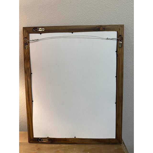 Antique Print Hand Colored Lithograph Framed Monkey and Pomegranate 22.4” X 18.4” For Sale - Image 4 of 7