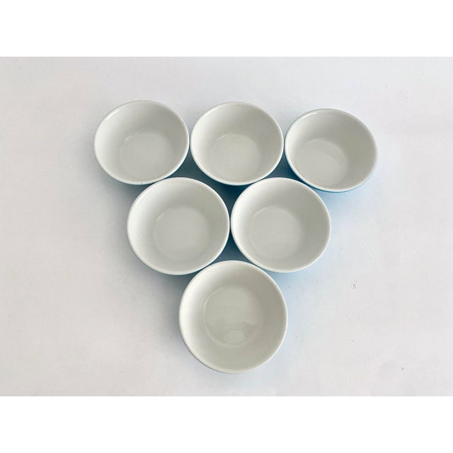 1970s 1970 Turquoise Shenango China Bowls - Set of 6 For Sale - Image 5 of 7