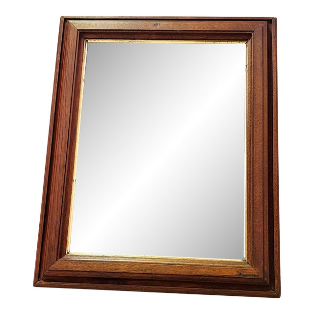 Antique Walnut Mirror For Sale