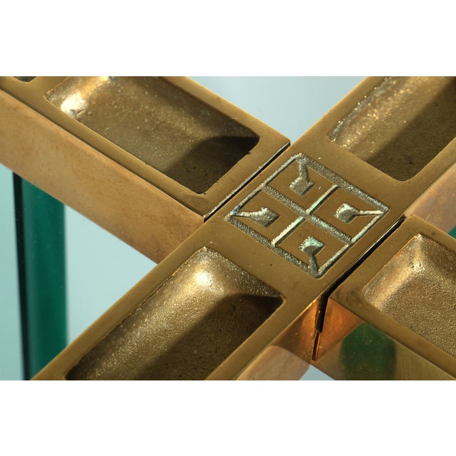 Copper Round Table from Peter Ghyczy, 1970s For Sale - Image 8 of 10