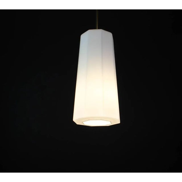 1970s Opal Glass Pendants from Limburg, Germany, 1970s For Sale - Image 5 of 8