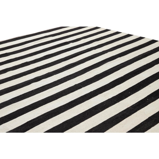 21st Century Modern Flatweave Kilim Rug For Sale - Image 9 of 11