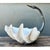 Vintage Monumental Metal and Clam Shell Swan Centerpiece For Sale - Image 12 of 12