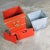 Red Vintage Asian Accent Table Removable Ice Chest Chinese Red Lacquer and Brass on Hoof Foot Base For Sale - Image 8 of 14