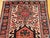 1900 - 1909 Vintage Heriz Karajeh Rug, Hand-Knotted Wool, Geometric Pattern, Red & Ivory, 2x3 For Sale - Image 5 of 12