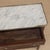 Antique French Louis XVI Mahogany Cabinet With Carrara Marble Top and Brass Gallery For Sale - Image 17 of 18