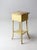 Yellow Antique Painted Side Table With Storage Top For Sale - Image 8 of 13